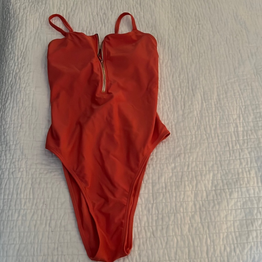 Pink bathing suit